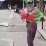 ببینید/ شورش مهاجران افغانستانی در پاریس