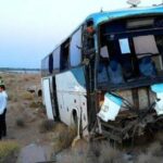 ویدیو / تصادف اتوبوس ایرانی در ارمنستان با ۵ کشته و ۹ زخمی