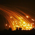 ببینید | اولین تصاویر از حمله فسفری اسرائیل به جنوب لبنان