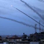 ببینید | اولین تصاویر از حمله موشکی جهاد اسلامی به اسرائیل