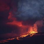 ببینید | تصاویر تازه از فعال شدن آتشفشان در گالاپاگوس