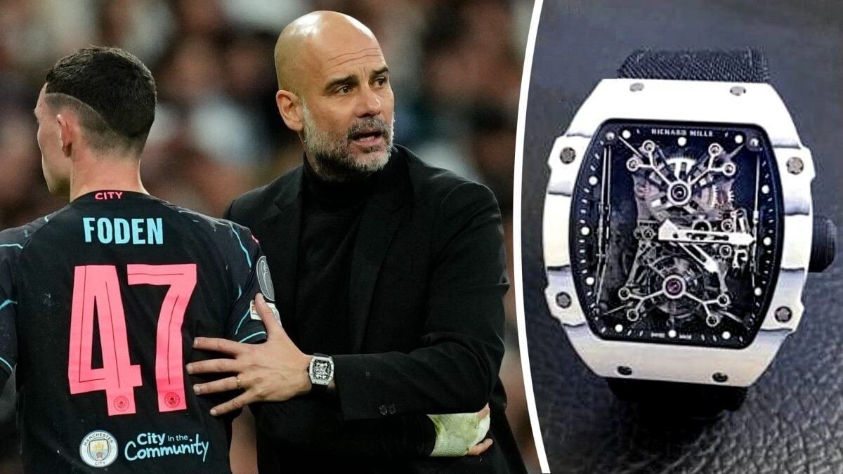 عکس | رونمایی از ساعت ۸۲ میلیارد تومانی پپ گواردیولا!