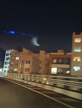 دیده شدن شی نورانی در آسمان عراق و غرب ایران/ فیلم دیده شدن شی نورانی در آسمان عراق و غرب ایران/ فیلم