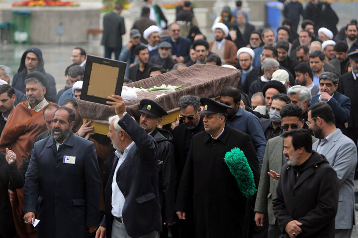 تشییع پیکر آیت الله شیخ حبیب الله احمدی