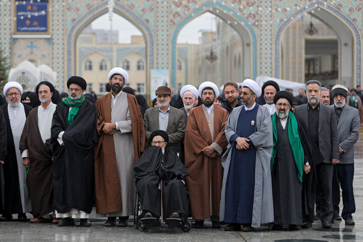 تشییع پیکر آیت الله شیخ حبیب الله احمدی