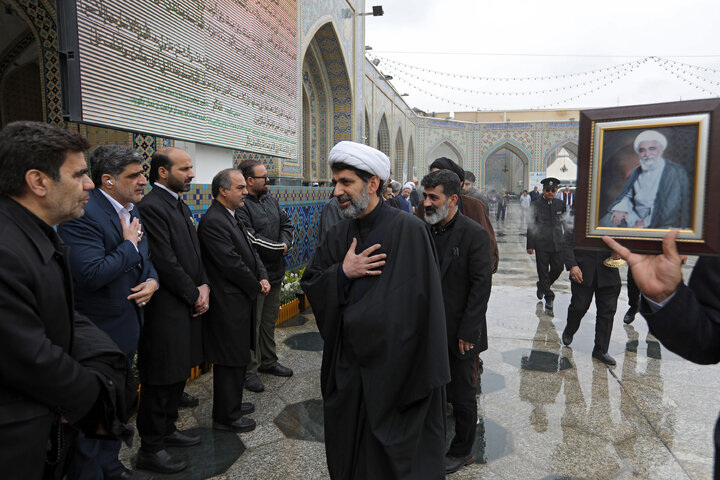 تشییع پیکر آیت الله شیخ حبیب الله احمدی