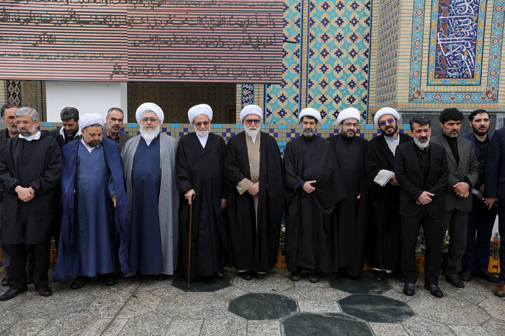 تشییع پیکر آیت الله شیخ حبیب الله احمدی