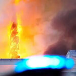 ببینید | تصاویری جدید از آتش سوزی ساختمان بورس