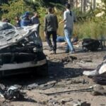 ببینید | اولین تصاویر از حمله پهپادی به یک خودروی سواری در جنوب لبنان