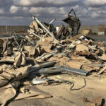 ببینید | تصاویری از آثار ویرانی در پی حمله به پایگاه کالسو