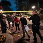 ببینید | لحظه شلیک گلوله به سمت دانشجویان معترض آمریکایی