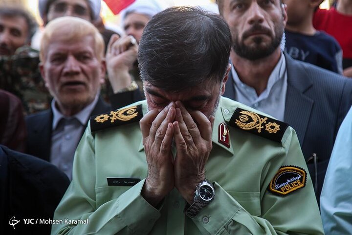 اجتماع بزرگ مردم قم در حمایت از اجرای طرح نور فراجا