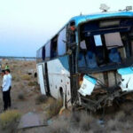 ببینید | تصاویری از تصادف مرگبار اتوبوس ایرانی در ارمنستان