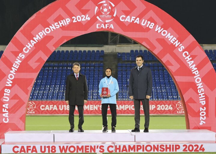 جشن قهرمانی تیم ملی دختران