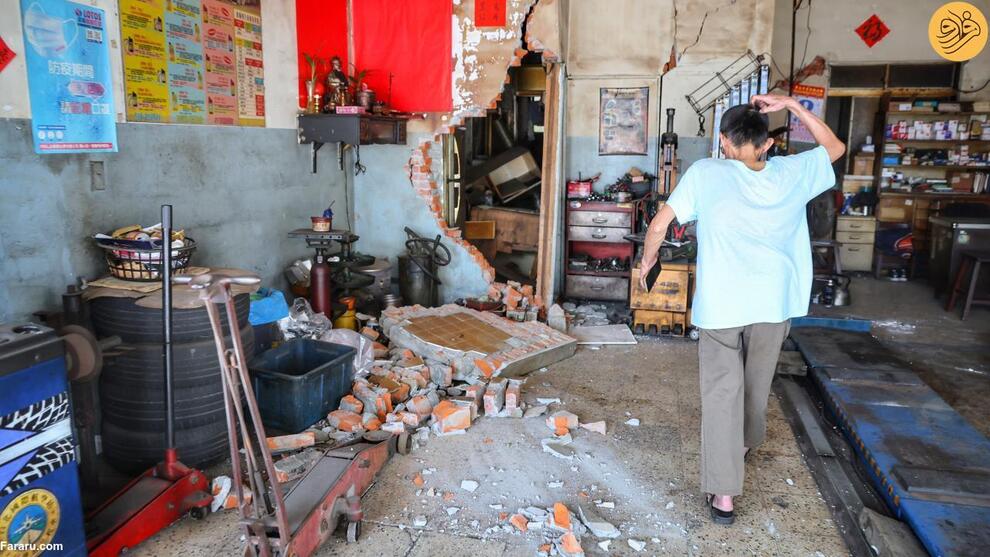 (تصاویر) ‌زلزله‌ ۷.۴ ریشتری در تایوان