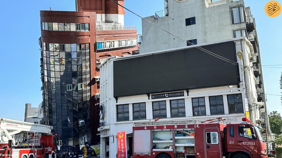 (تصاویر) ‌زلزله‌ ۷.۴ ریشتری در تایوان