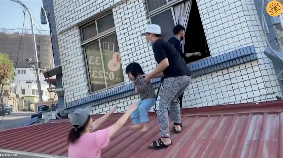 (تصاویر) ‌زلزله‌ ۷.۴ ریشتری در تایوان