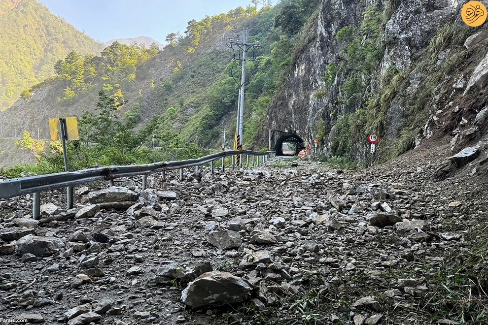 (تصاویر) ‌زلزله‌ ۷.۴ ریشتری در تایوان