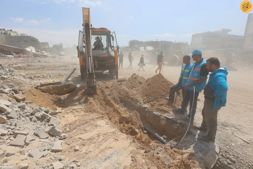 (تصاویر) بازگشت ساکنان خان یونس؛ شهر بوی مرگ می‌دهد