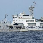ببینید/ لحظه برخورد گارد ساحلی چین با کشتی فیلیپینی