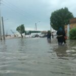 ببینید/ باران شدید در بندر گناوه موجب آب‌گرفتگیِ خیابان‌ها شد