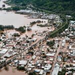 ویدیو / تصاویر هوایی از حجم ویرانی های عظیم سیل در برزیل