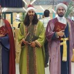 ببینید / حضور عجیب سعدی، مولانا، حافظ و فردوسی در نمایشگاه کتاب تهران