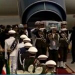 ببینید/ پیکر رئیس‌جمهور شهید و همراهانش وارد فرودگاه مهرآباد شد
