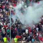 ببینید / انفجار نارنجک در میان هواداران پرسپولیس پس از گل سوم