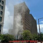 ببینید/ انفجار بانک در آمریکا