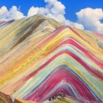عکس | منظره‌ای رویایی و کمیاب از کوهستان رنگین کمان