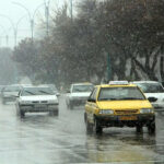 تصاویر | تگرگ شیشه خودروها را در مشهد شکست