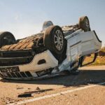 ببینید | لحظه هولناک چپ شدن MVM در کورس خیابانی با موستانگ در تهران