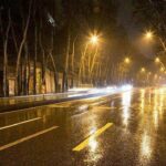 ببینید | تصاویری از بارش شدید باران در بلوار وکیل‌آباد