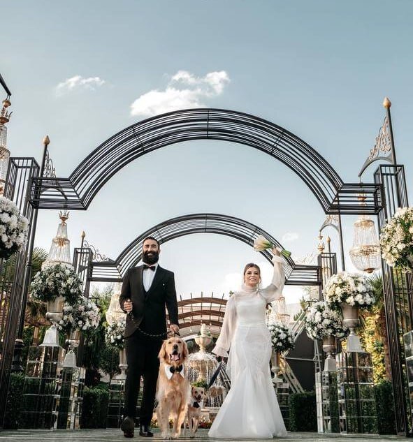 عکس | اولین تصویر از مراسم ازدواج شیدا خلیق و کیوان ساکتاف در کنار دو مهمان نامتعارف! عکس | اولین تصویر از مراسم ازدواج شیدا خلیق و کیوان ساکتاف در کنار دو مهمان نامتعارف!