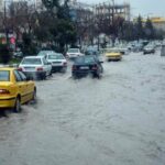 ببینید | تصاویری از آبگرفتگی خیابان‌های کرج پس از چند دقیقه باران شدید