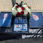 ببینید | لحظه انتقال پیکر شهید رئیسی و همراهانش از قم به تهران