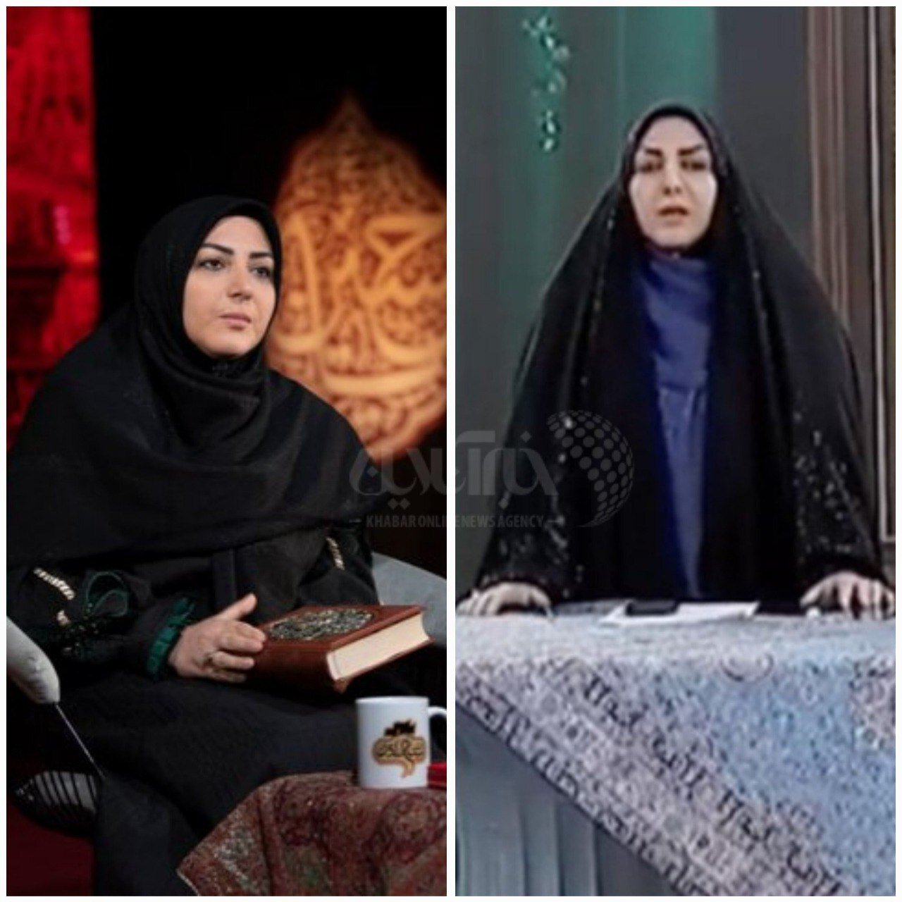 عکس | پوشش متفاوت المیرا شریفی مقدم در آنتن زنده پس از شهادت رئیسی