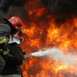 ببینید | نجات 18 زن محبوس شده در یک باشگاه ورزشی به دلیل آتش سوزی