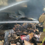 ببینید | اولین تصاویر از آتش سوزی در سوله کاغذ خردکنی در خاوران