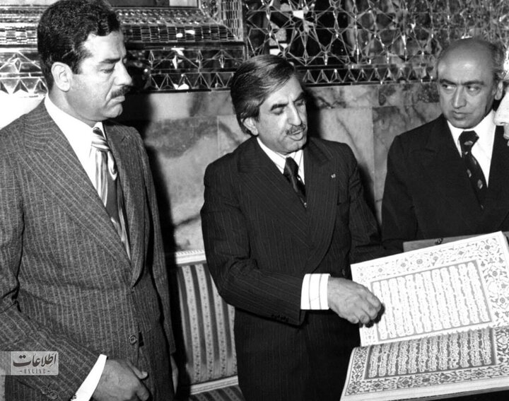 عکس‌های منتشرنشده از حضور صدام در حرم امام رضا(ع)