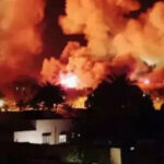 ببینید | اولین ویدیو از محل وقوع انفجار ساختمان آمریکایی در بغداد