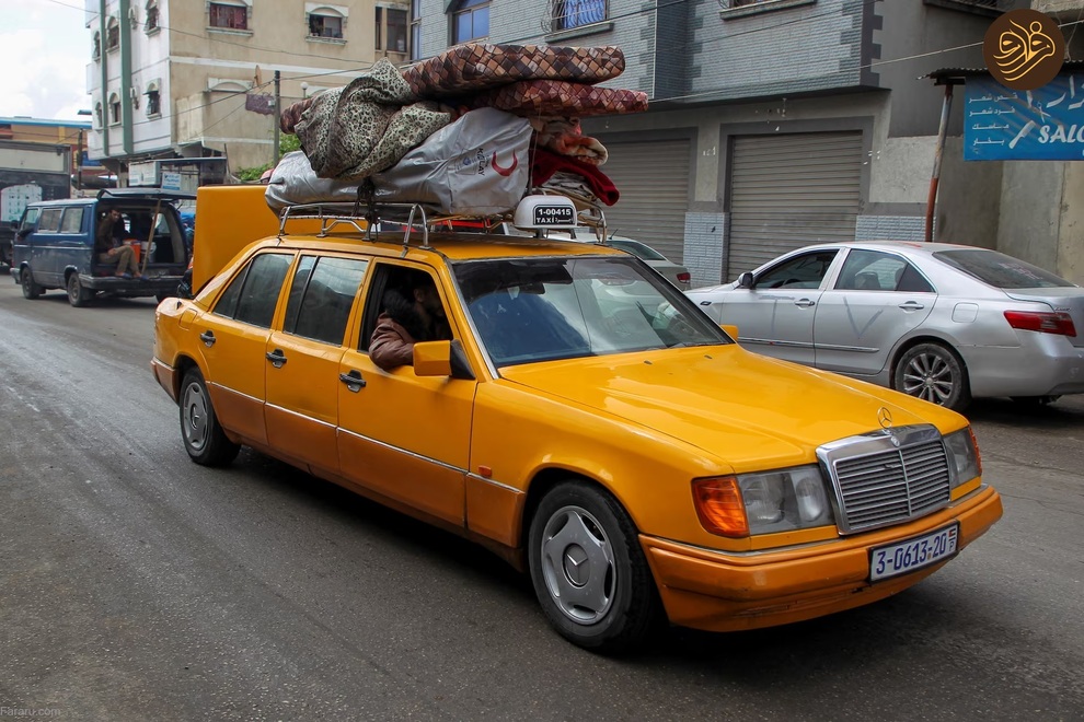 (تصاویر) فرار ساکنان رفح در پی تهدیدات و حملات اسرائیل