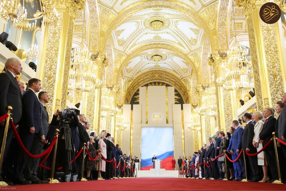 (تصاویر) حاشیه‌های تحلیف پوتین؛ از رهبر گرگ‌های شب تا آقای بازیگر