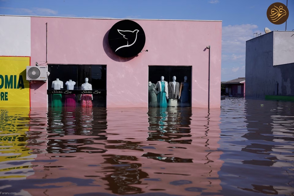 تصاویر خیره کننده از وسعت سیل در جنوب برزیل