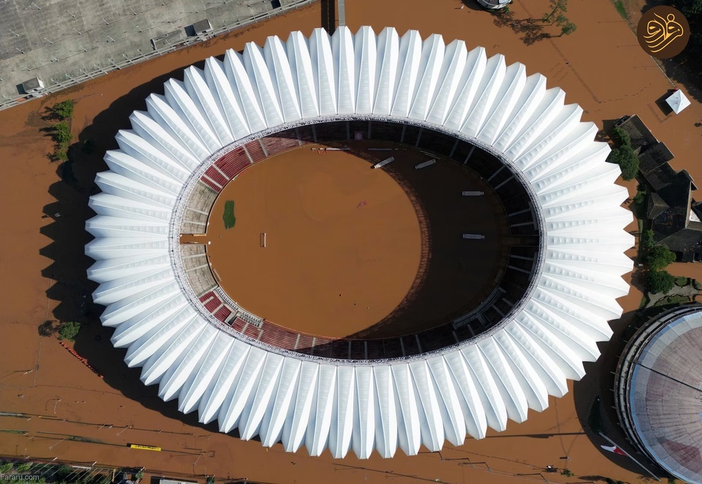 تصاویر خیره کننده از وسعت سیل در جنوب برزیل