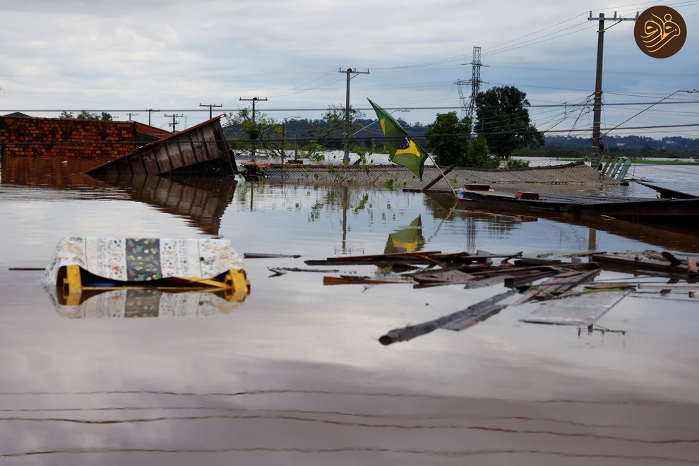تصاویر خیره کننده از وسعت سیل در جنوب برزیل