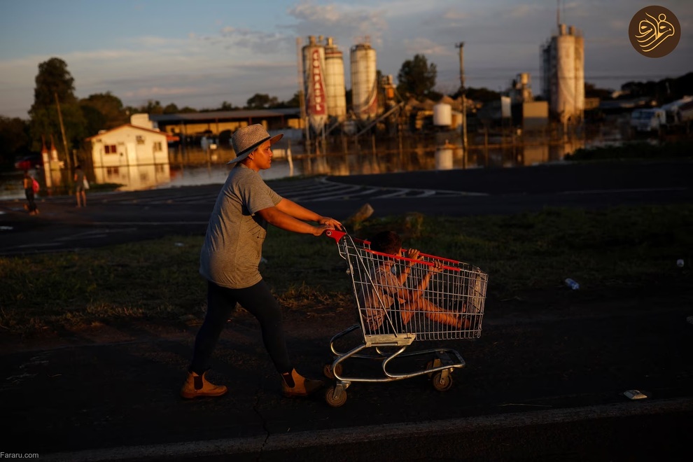 تصاویر خیره کننده از وسعت سیل در جنوب برزیل