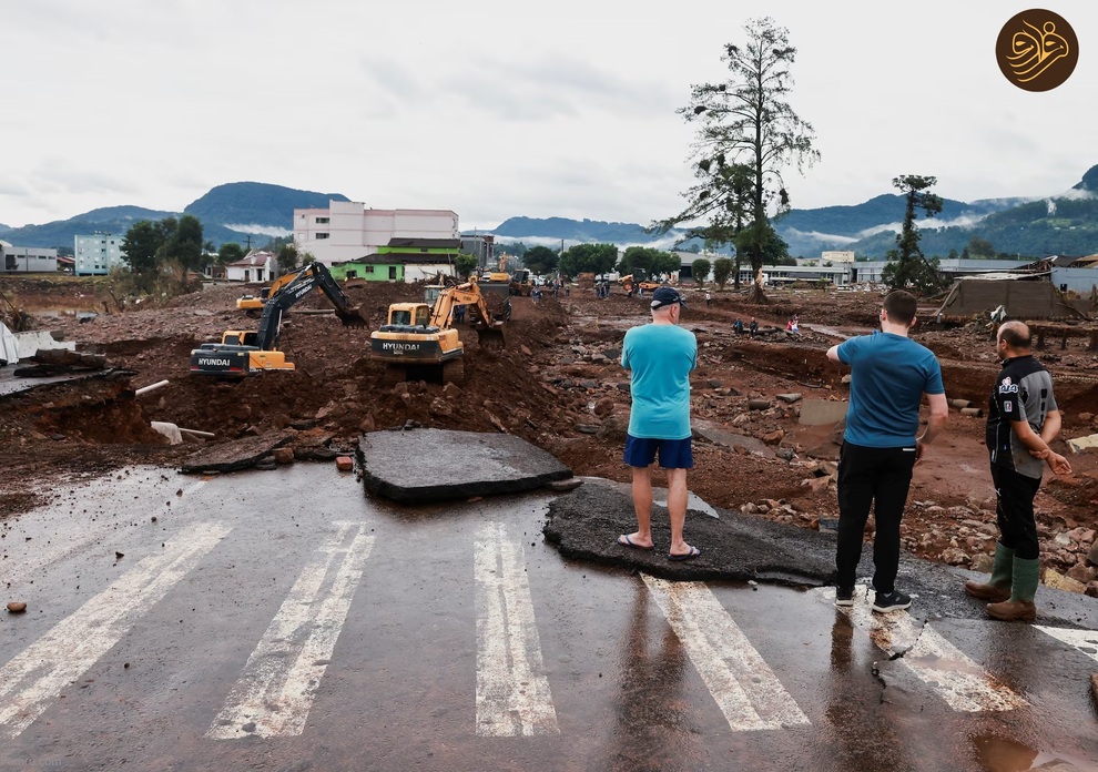 تصاویر خیره کننده از وسعت سیل در جنوب برزیل