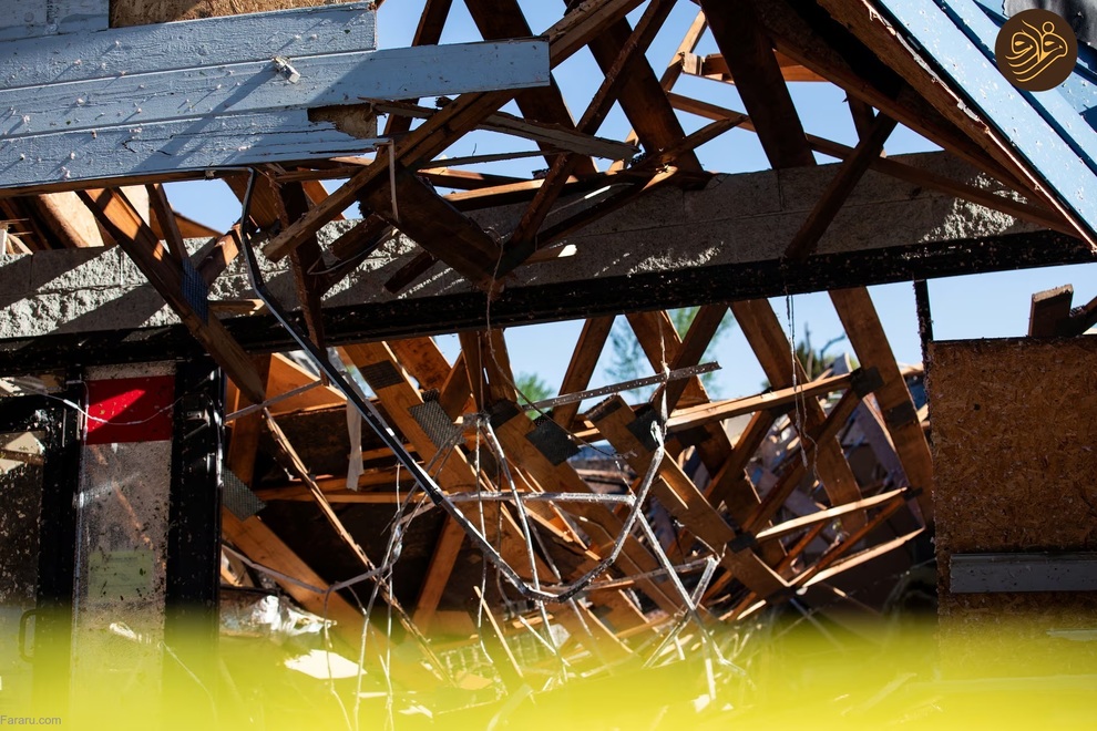 (تصاویر) خسارات طوفان در ایالت میشیگان آمریکا